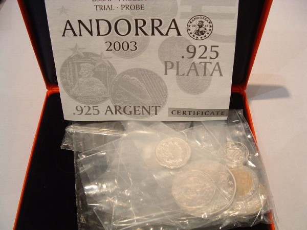 (afbeelding voor) Andorra zilver PP Cassette 2003